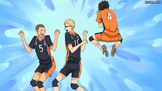 ハイキュー!! アニメ 第1期22話 田中龍之介 月島蛍ツッキー | HAIKYU!! Episode 22