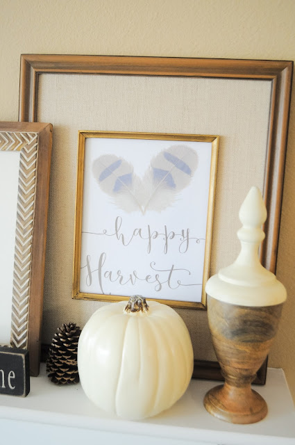 Affordable fall mantel ideas