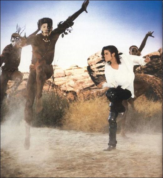 1991 Michael Jackson DANGEROUS album Black Or White pictures