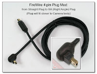 CP1066: FireWire 4 pin Plug Mod - from Straight Plug to RA Plug