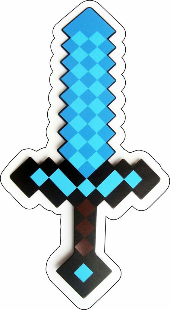 Minecraft Free Printable Sword Oh My Fiesta For Geeks