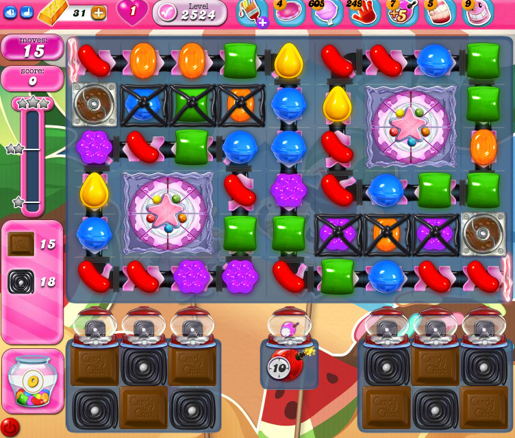 Candy Crush Saga level 2524