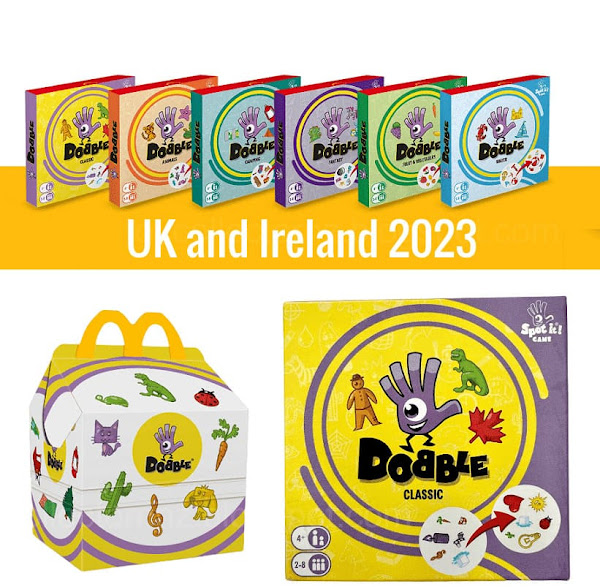 Dobble McDonalds Toys 2023 Happy Meal Toy Promotion July and August Set of 6