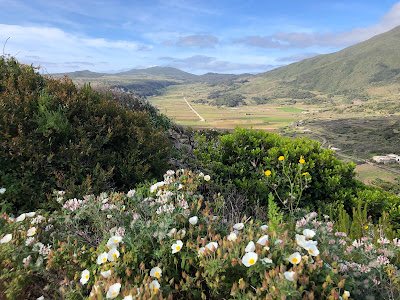 Above Khamma on the Serra Ghirlanda trail overlooking the beautiful Piano Ghirlanda.