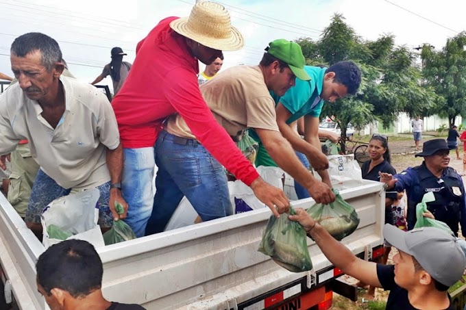 Prefeitura de Cocal realiza entrega de peixes e cestas da Semana Santa