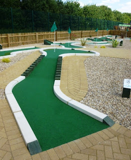 The Peterborough Minigolf course at Dobbies Garden Centre