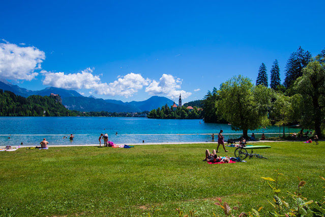 Lago di Bled-Slovenia-Lato ovest