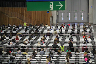 50.000 personas acuden a Barakaldo a realizar los exámenes de las oposiciones de Osakidetza