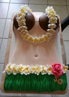 A high class female private part cake for men