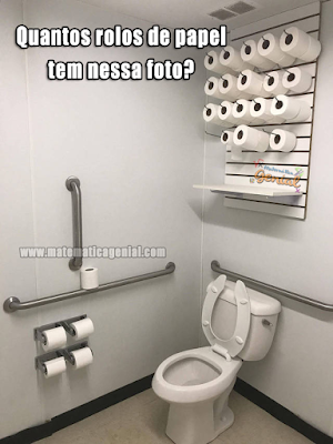 Teste de visão - Quantos rolos de papel tem nessa foto?