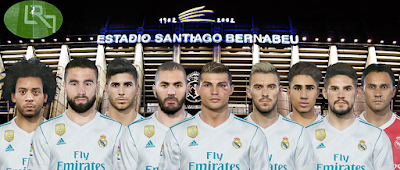 PES 2018 Real Madrid Facepack by LR7