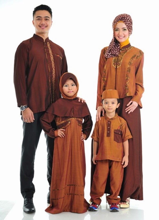 Model Baju  Lebaran  Keluarga  Terbaru Tahun 2019