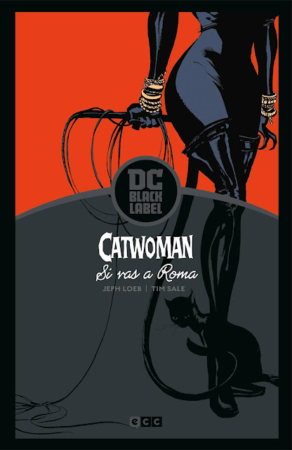 Reseña de Catwoman: Si vas a Roma (Biblioteca DC Black Label), de Jeph Loeb y Tim Sale - ECC Ediciones.