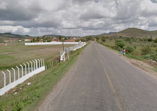 O crime aconteceu na noite desse sábado em um sítio da Zona Rural do município de Ingá. Suspeito conseguiu fugir - Município de Ingá/Foto: Google Street View
