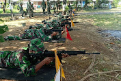 Tingkatkan Kemampuan Prajurit, Kodim Pekalongan Gelar Latihan Menembak