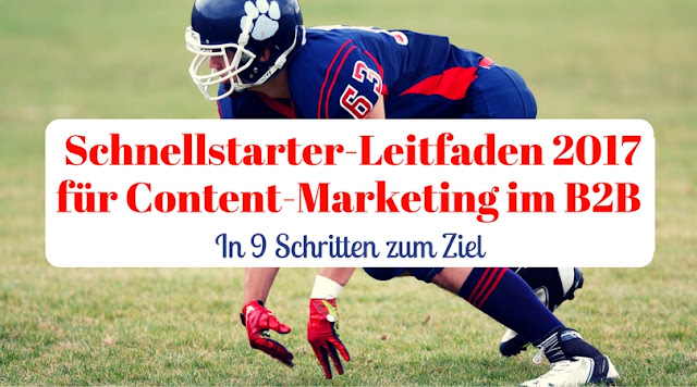 Schnellstarter Leitfaden für Content-Marketing im B2B. In 9 Schritten zum Ziel