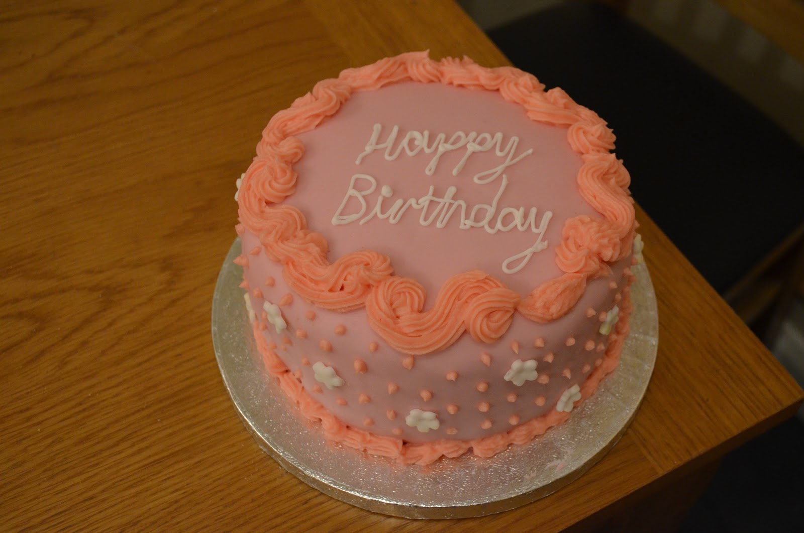 Cake Guru: Simple Pink Birthday Cake