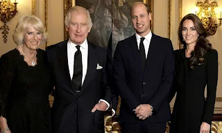 Official Portrait of King Charles and Prince William