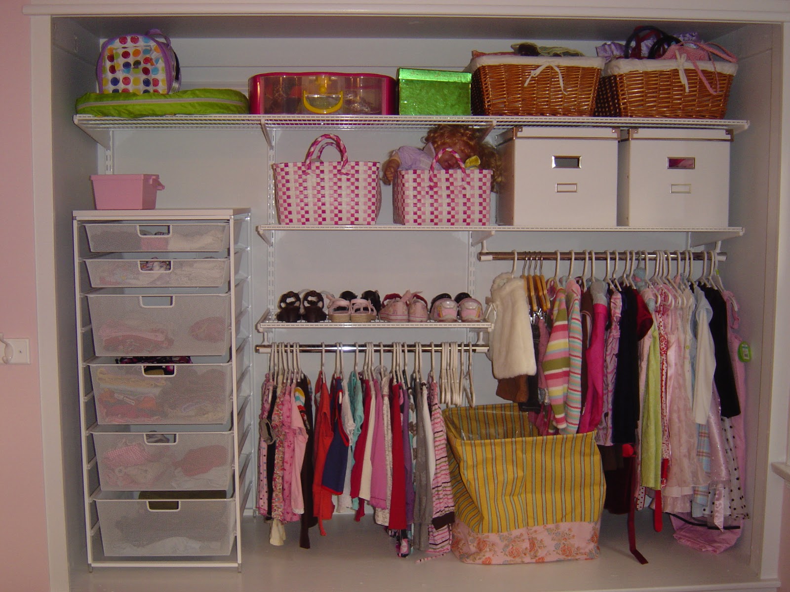closet about four years ago - right after putting in her closet ...