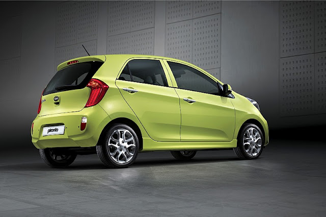 2012 kia picanto rear angle view 2012 Kia Picanto