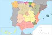 MAPAS INTERACTIVOS DE ESPAÑA (mapa espana politico mudo color)