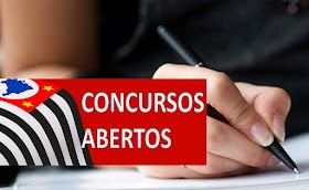 São Paulo tem 10 Concursos com Inscrições Abertas para todos os níveis de escolaridade. Veja os Editais