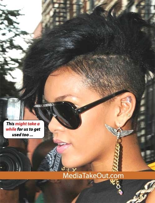 rihanna hair styles