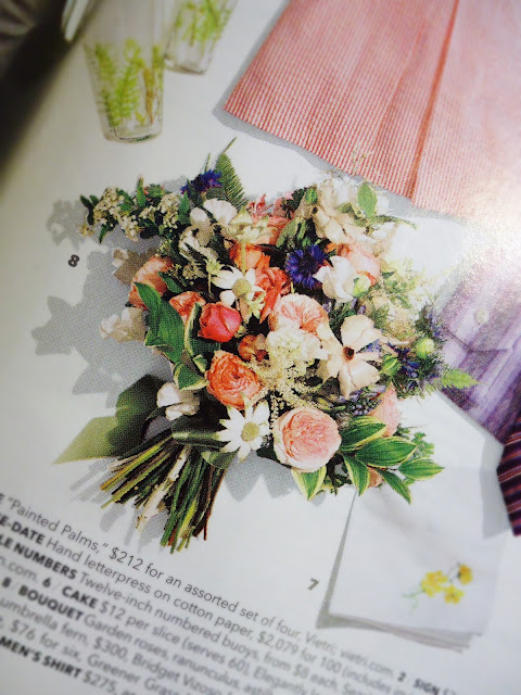 Brides Magazine: Bouquet by The Designer's Co-op.