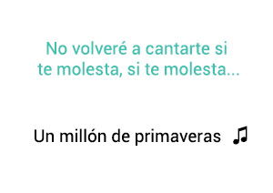 Vicente Fernández Chente Un Millon de Primaveras significado de la canción.