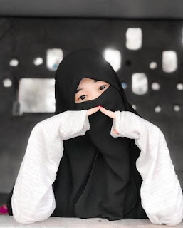 stylish muslim girl dp for fb profile