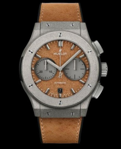 Présentation des Réplique Montres Hublot Classic Fusion Chronographe Concrete Sand 3