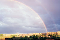 Double Rainbow over Bluff