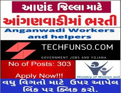 Gujarat Anganwadi Recruitment 2020 post 303 apply online
