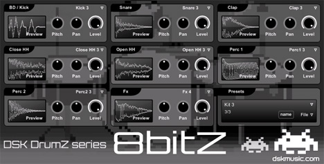 DSK DrumZ 8bitZ VST Plugins Download