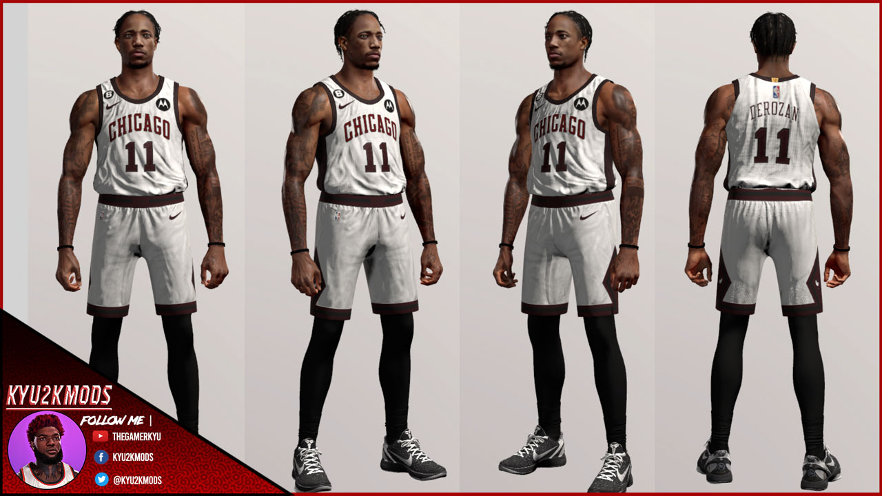 NBA 2K23 Chicago Bulls 2023 City Edition Jersey