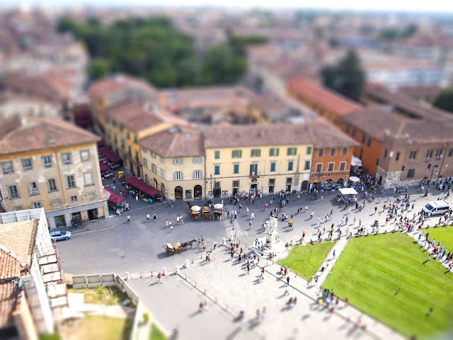 jiemve, tilt-shift, Italie, Pise