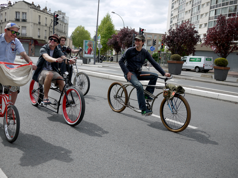 Custombrigade paris beachcruiser chopper kustom vélo américain hickone chopaderos