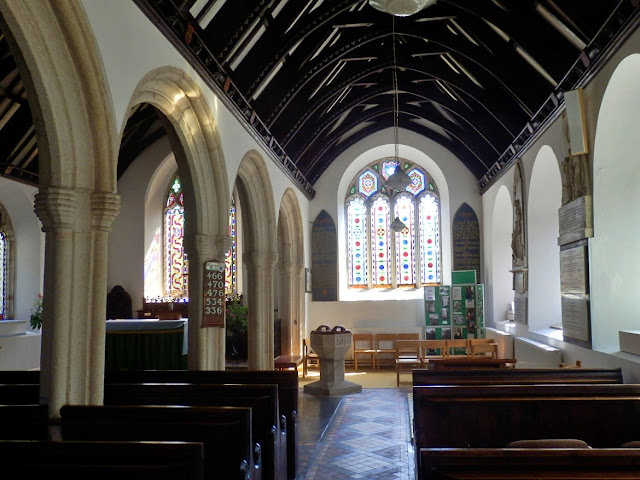 The inside of St.Clement church, Cornwall