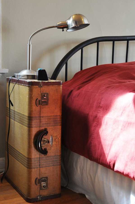 DECORATING IDEAS WITH REPURPOSED OLD SUITCASES