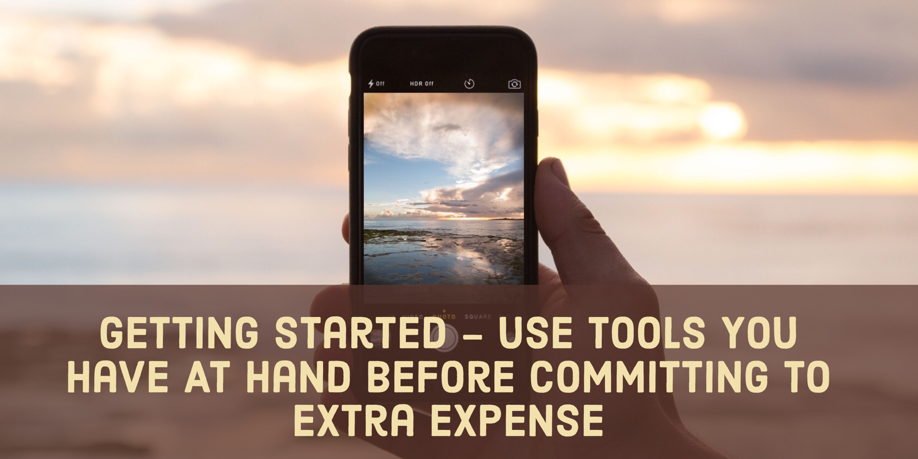 producing social media video with basic equipment