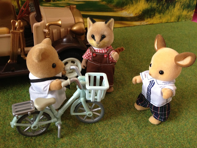 Sylvanian Families Doctor and Bike