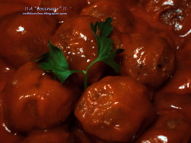 Albóndigas en tomate rápidas