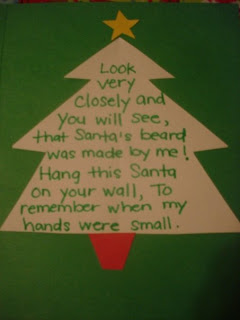 Santa Handprint Poem 10