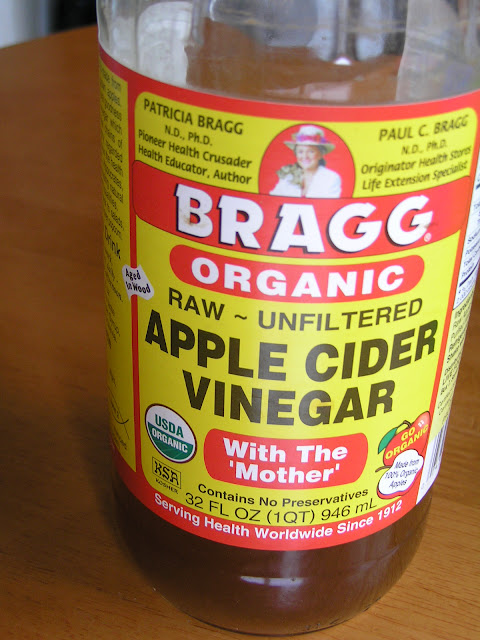 ACV apple cider vinegar for hair