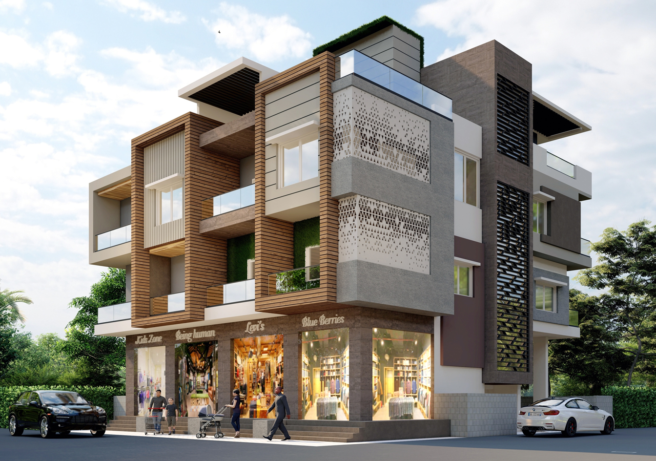 PROPOSED RESIDENTIAL BUILDING FOR MR. DARSHAN SONAR AT NANDURBAR