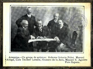 J. Octavio Polar ,  Luis Duncker Lavalle y Manuel L. Aguirre en  1911