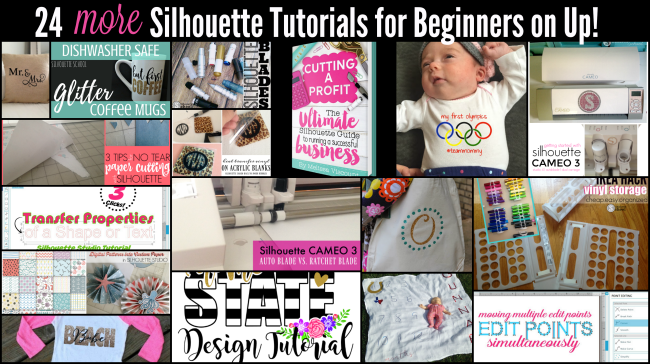 Silhouette CAMEO tutorials for beginners advanced cameo 3 cutting a profit handmade business etsy silhouette help