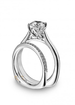 Engagement Ring With Platinum Diamond
