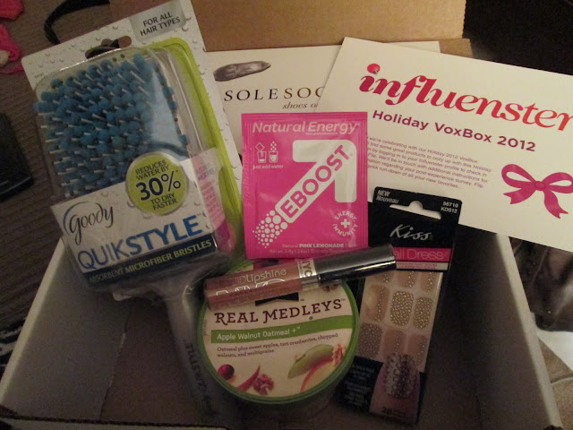 influenster, how to get free products, test products, quaker, nyc, kiss nail dress, eboost, goody, quikstyle, solesociety coupon, sole society promo code