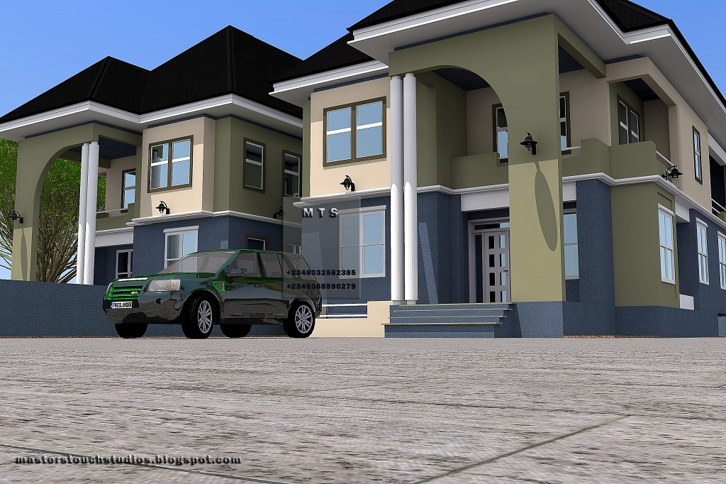  4  Bedroom  Twin Duplex  Modern and contemporary Nigerian 